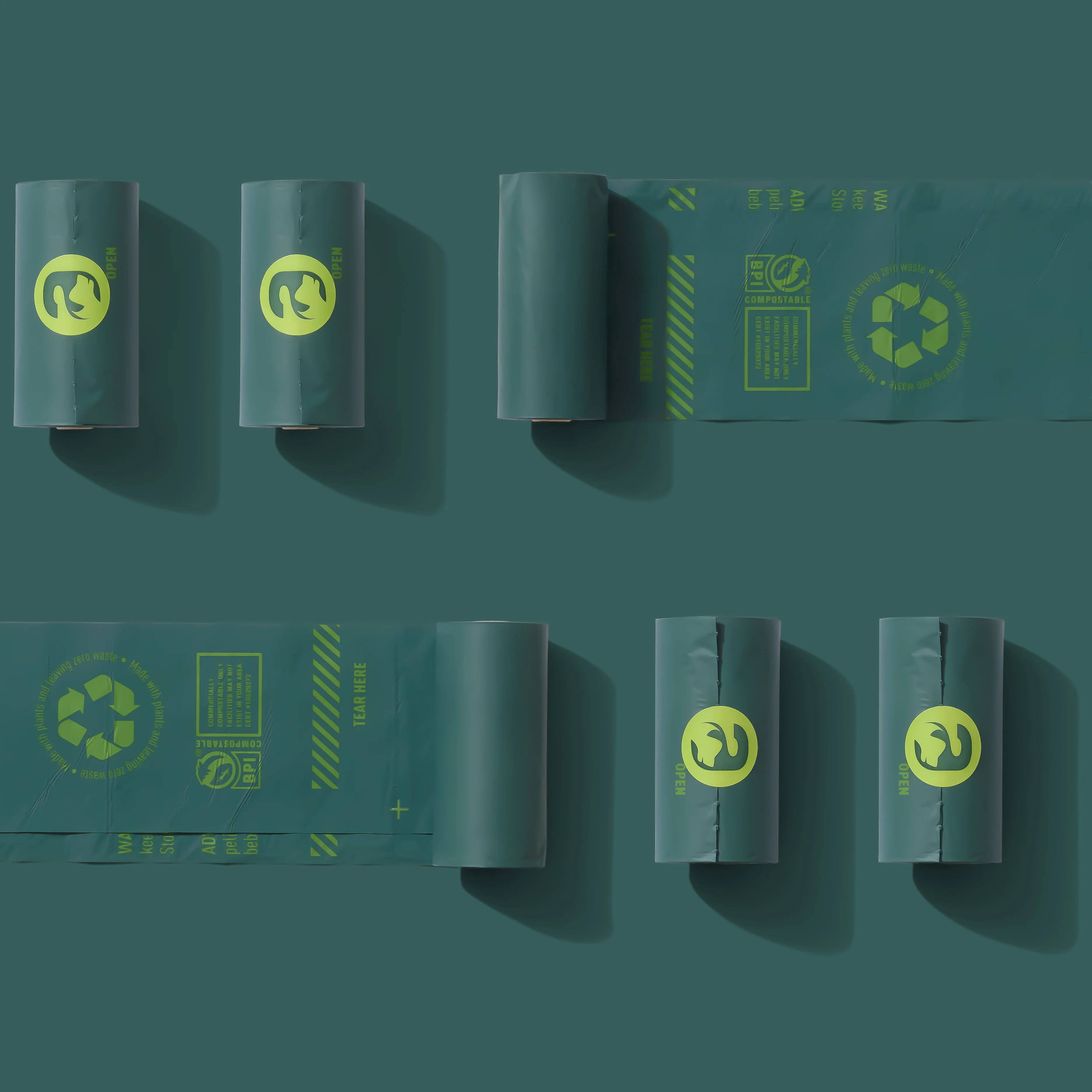 100% Compostable Dog Poop Bags
