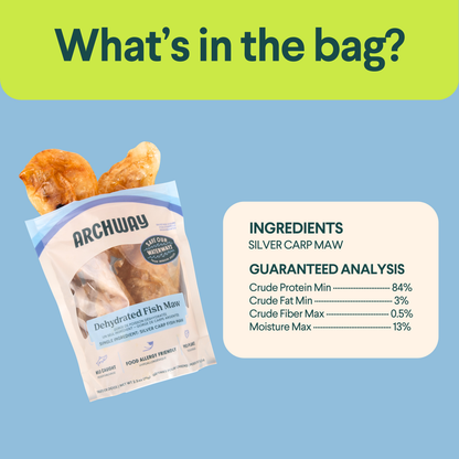 Sustainable Fish Maws For Dogs | Archway Pet