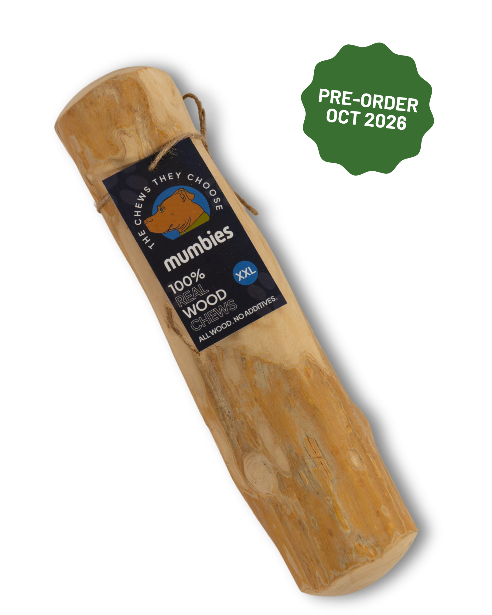 Mumbies Original Chew in size XXL with tag and a pre-order badge