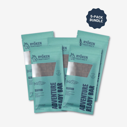 Seafood Treat & Snack Bar for Active Dogs - Energy & Recovery