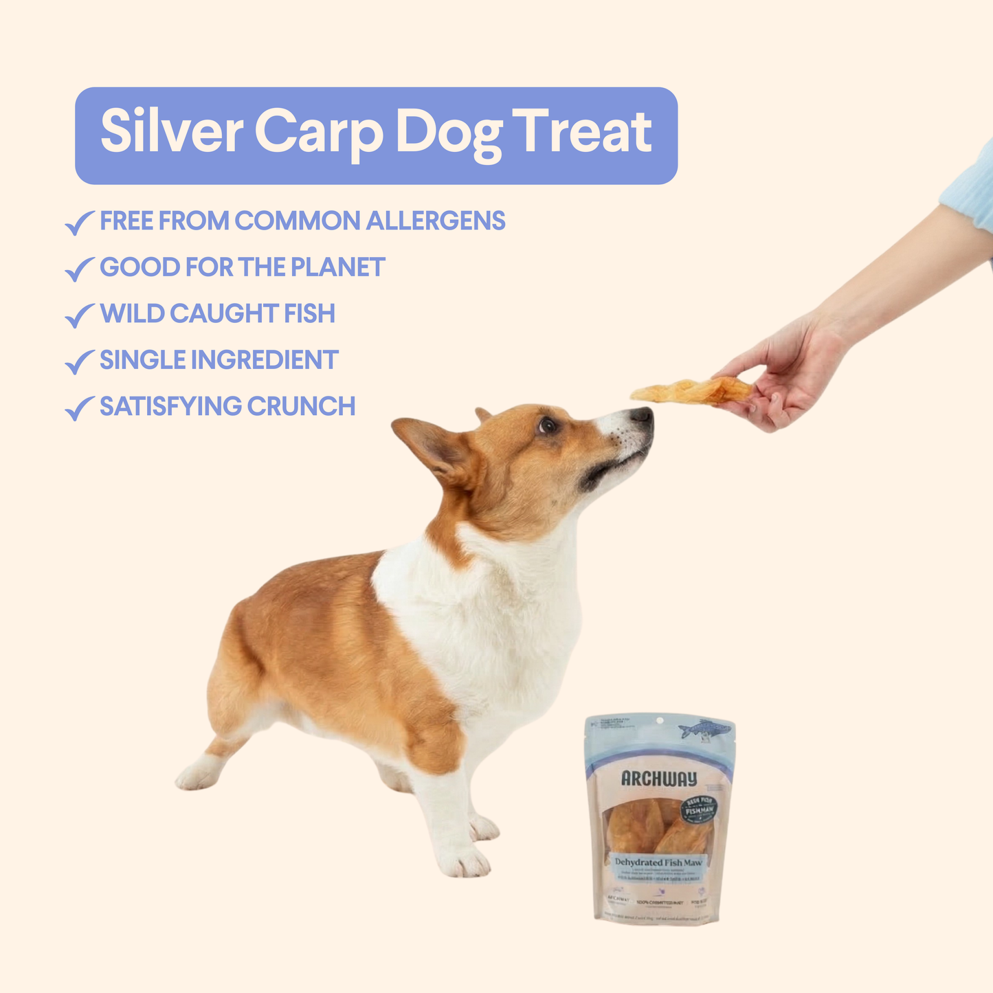 Sustainable Fish Maws For Dogs | Archway Pet