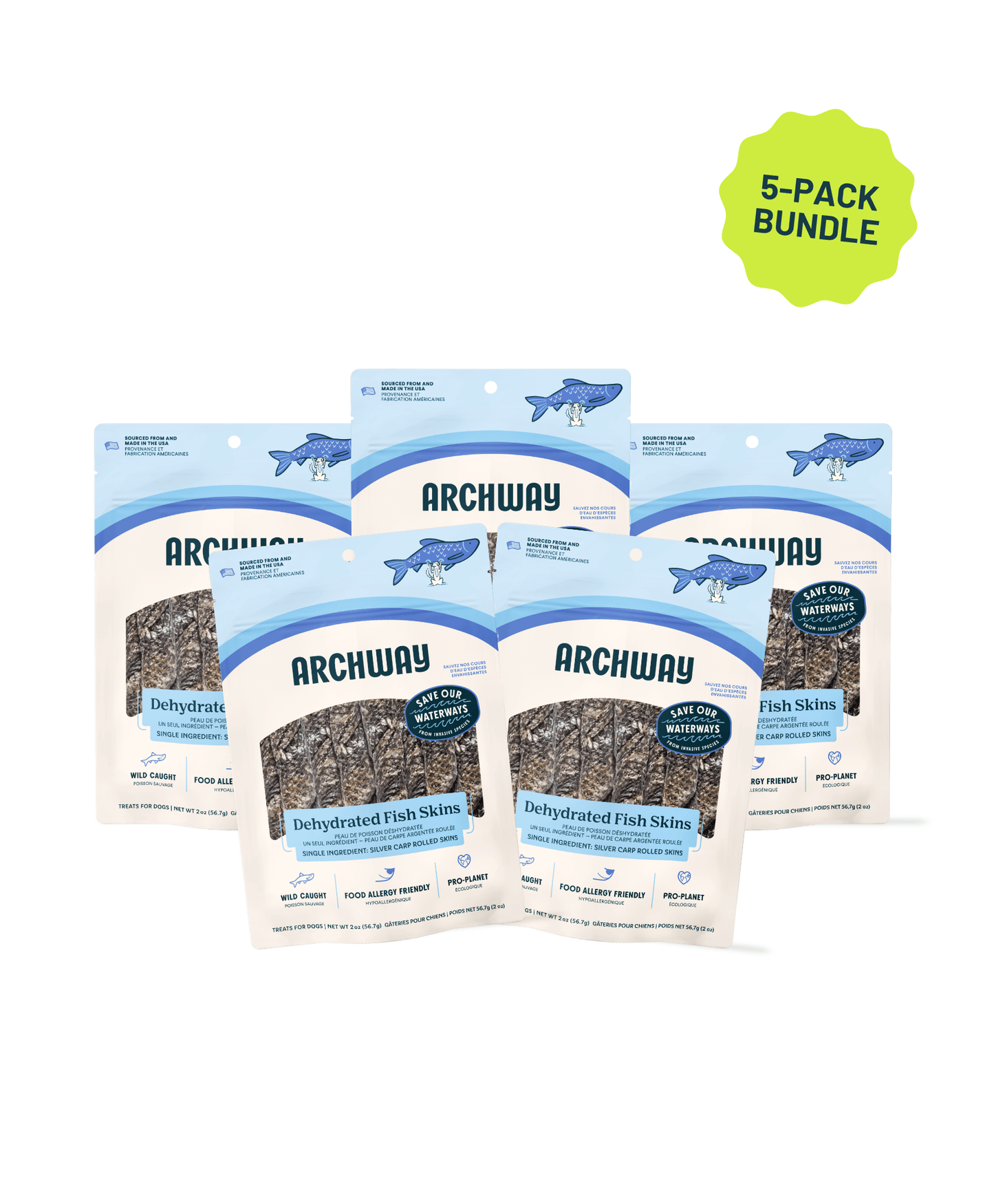 Sustainable Fish Skin Rolls For Dogs | Archway Pet