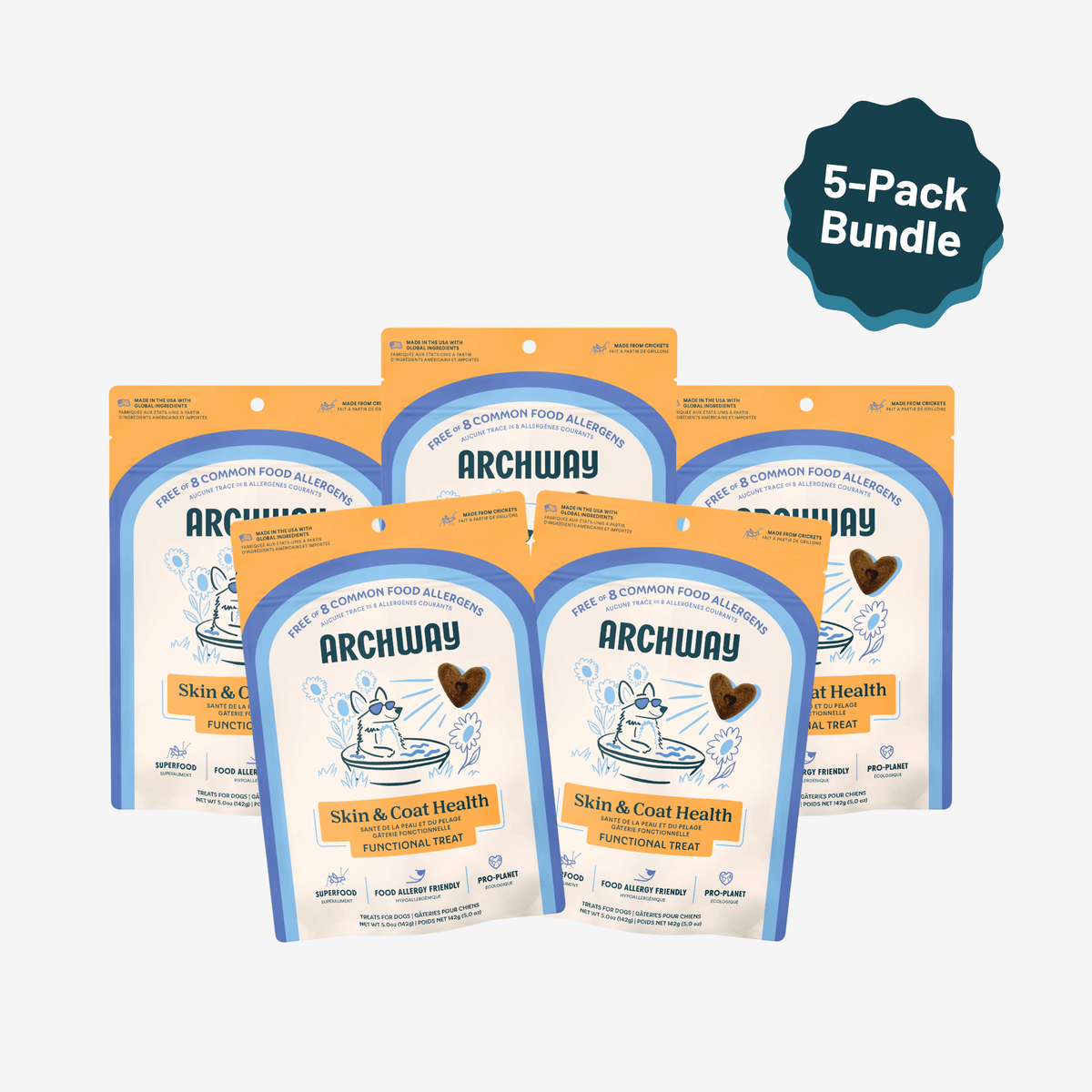 Hypoallergenic Skin & Coat Health Dog Treat