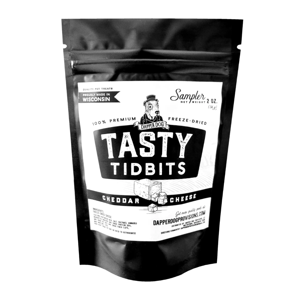 Cheddar Cheese Tasty Tidbits | Dapper Dog Provisions