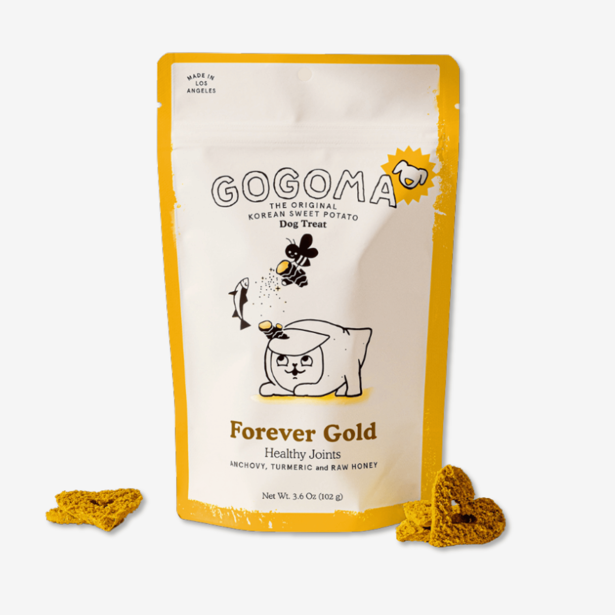 Turmeric + Anchovy Whole Food Dog Treat for Mobility