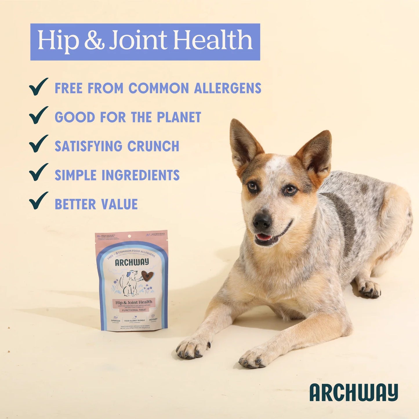 Hip & Joint Health Dog Treats | Archway Pet