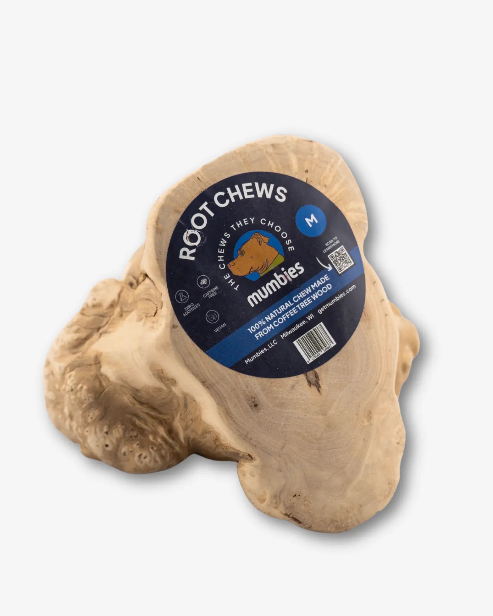 Root Chewing Coffee Wood Root Chews for Dogs by Mumbies