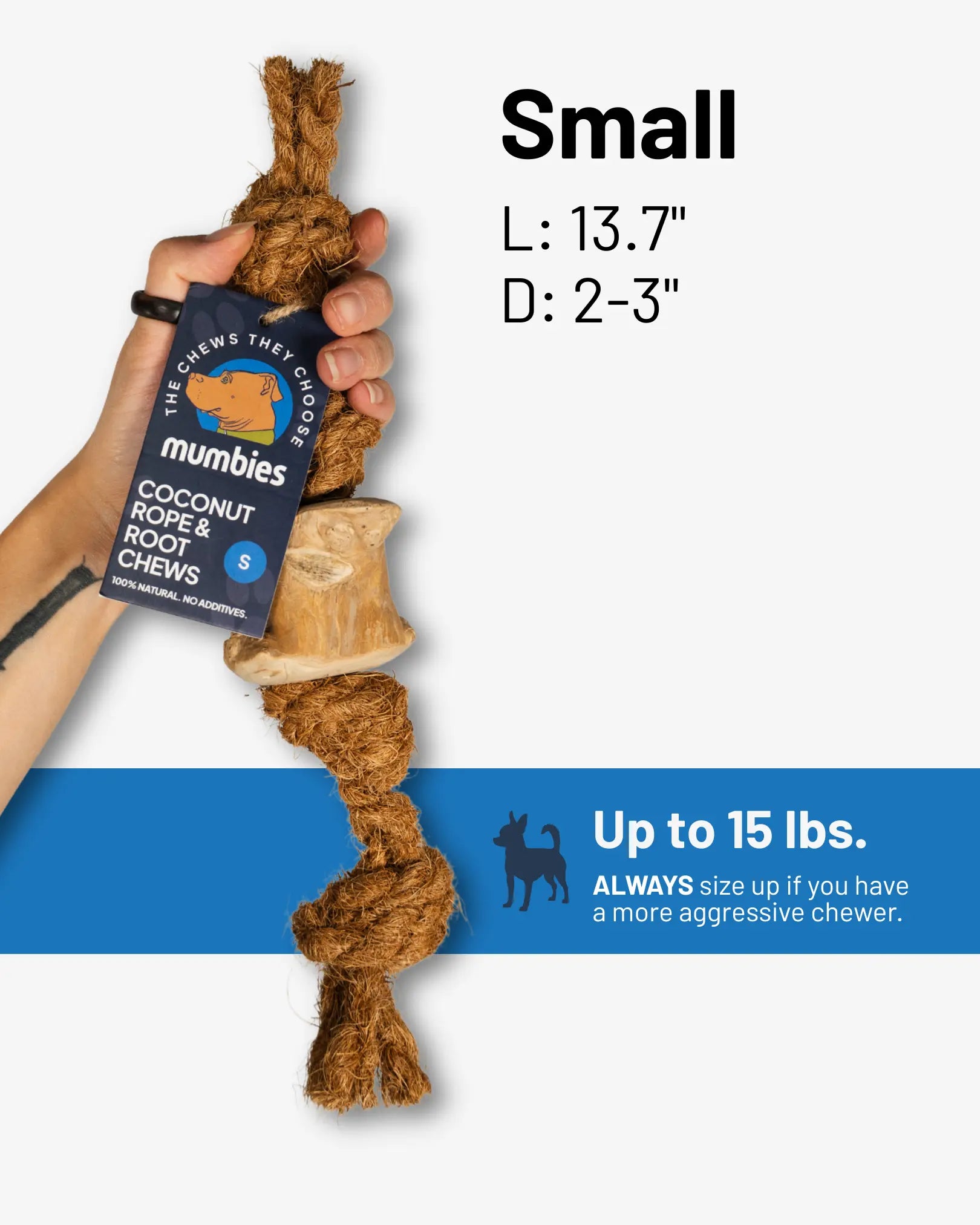 Coconut Rope & Root Chew