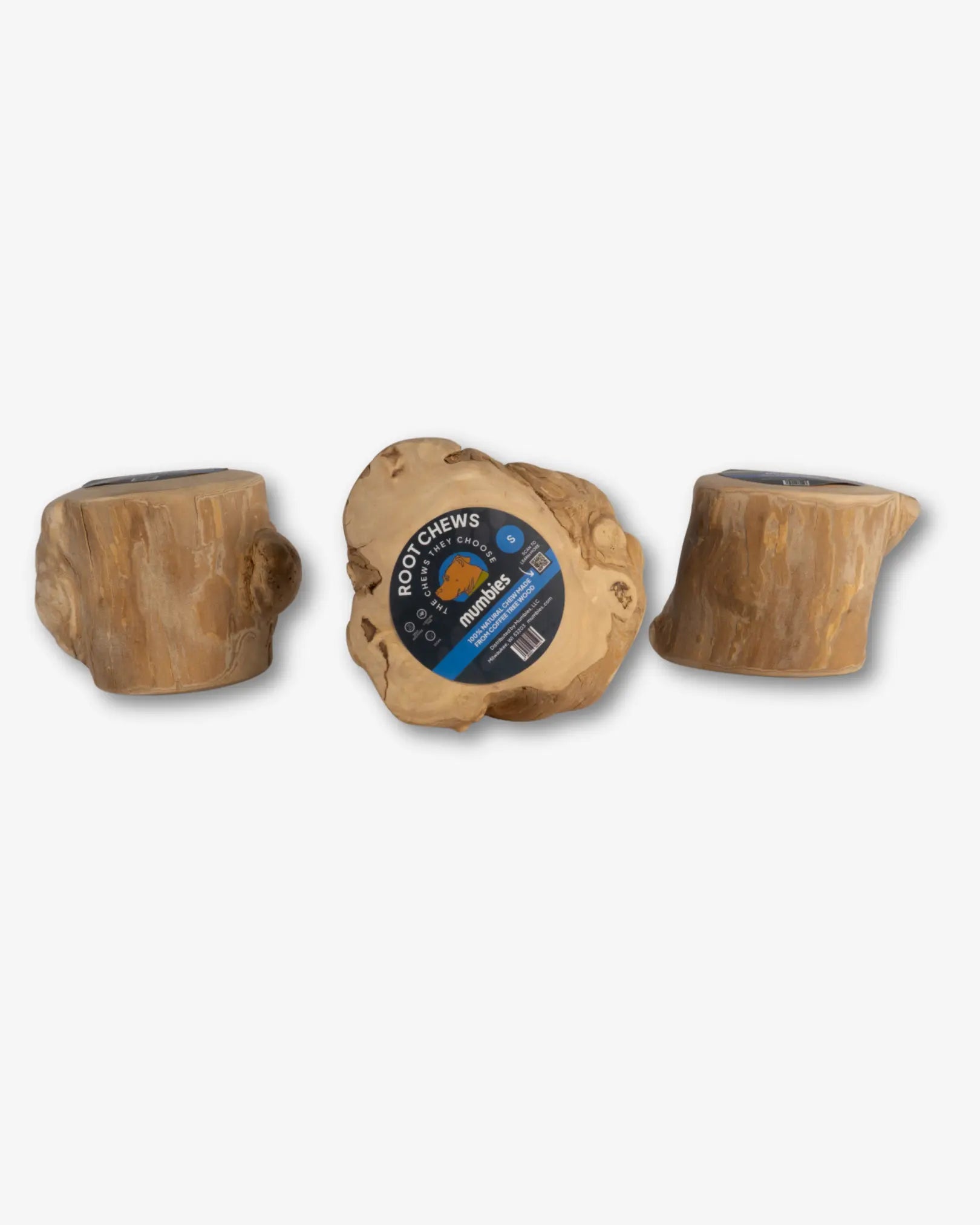 Root Chewing Coffee Wood Root Chews for Dogs by Mumbies