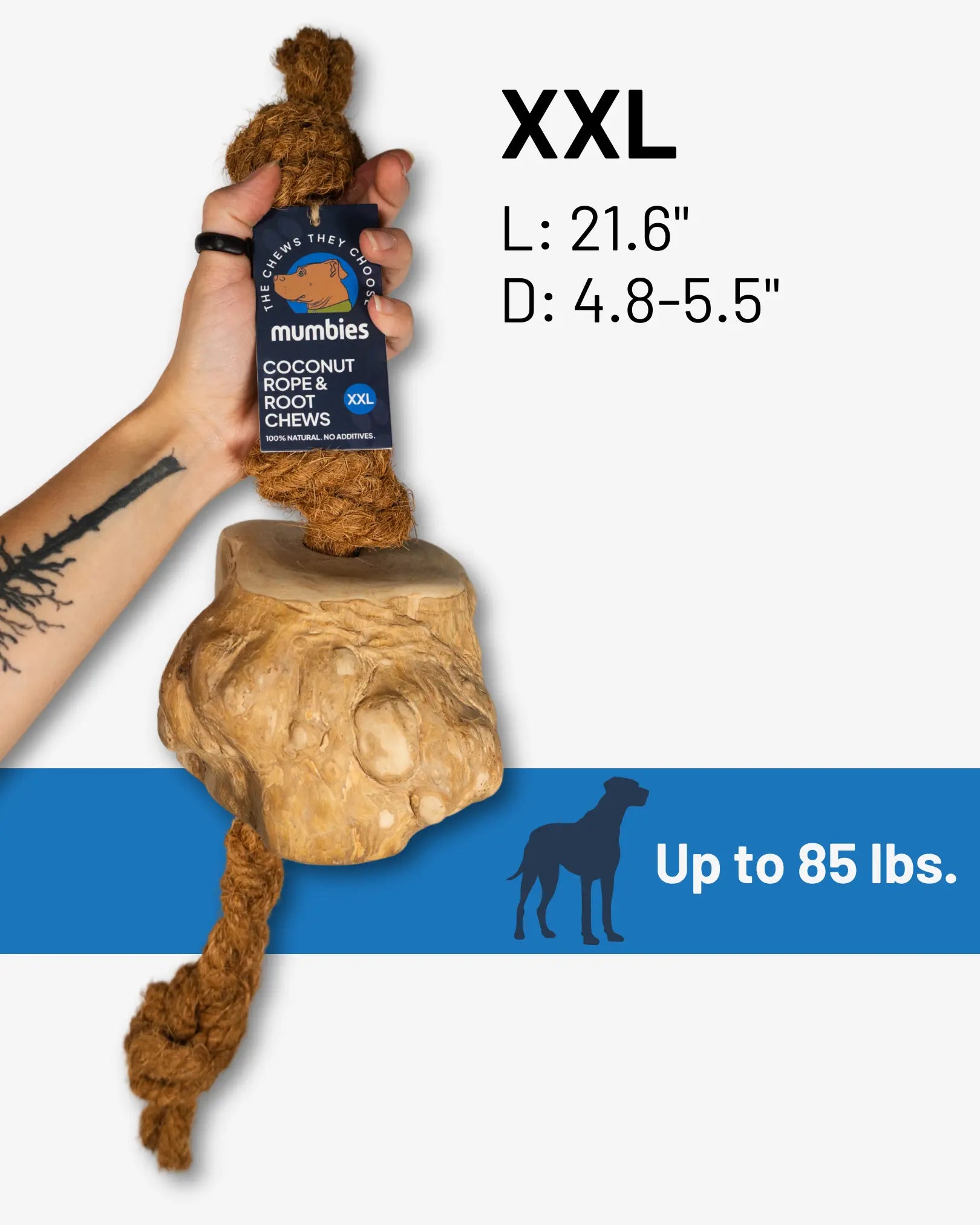 Coconut Rope & Root Chew
