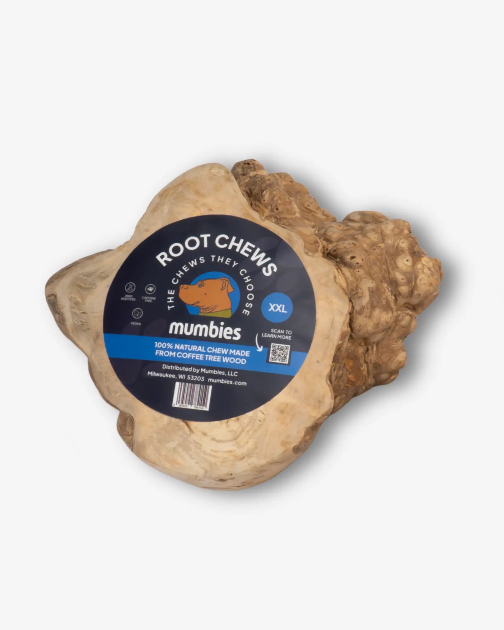 Root Chewing Coffee Wood Root Chews for Dogs by Mumbies