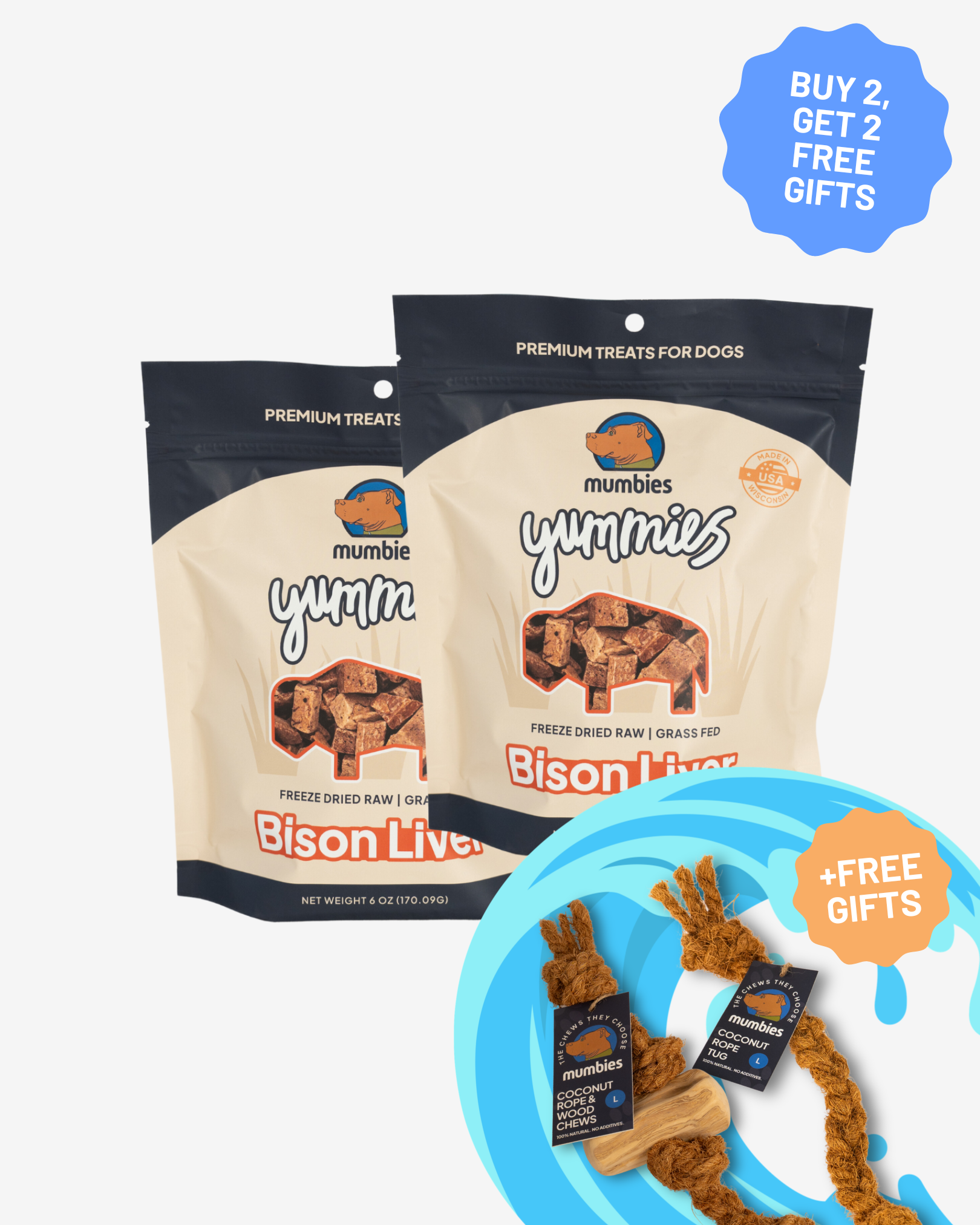 Yummies Bison Liver Treats