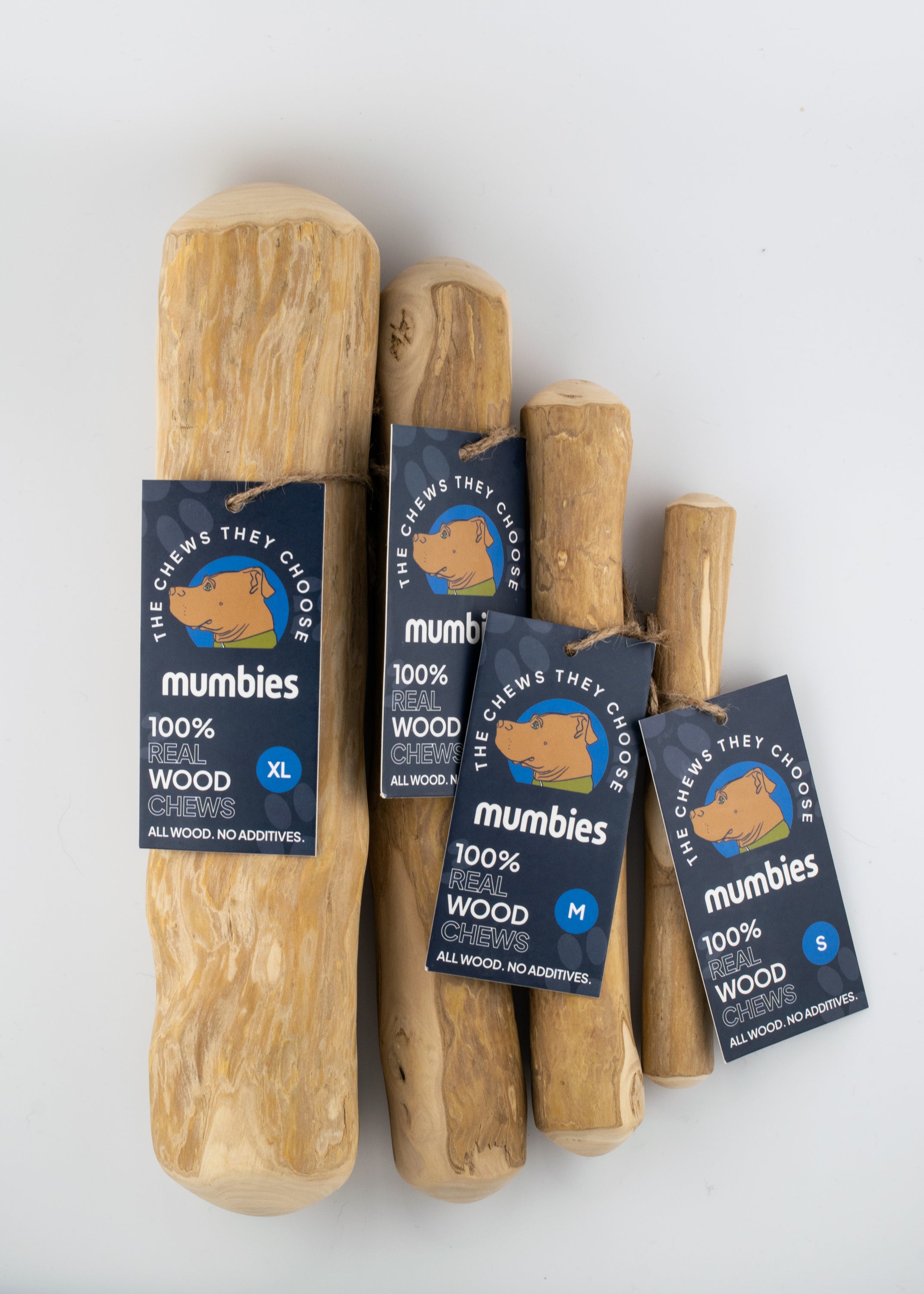 Wood fashion chew for dogs