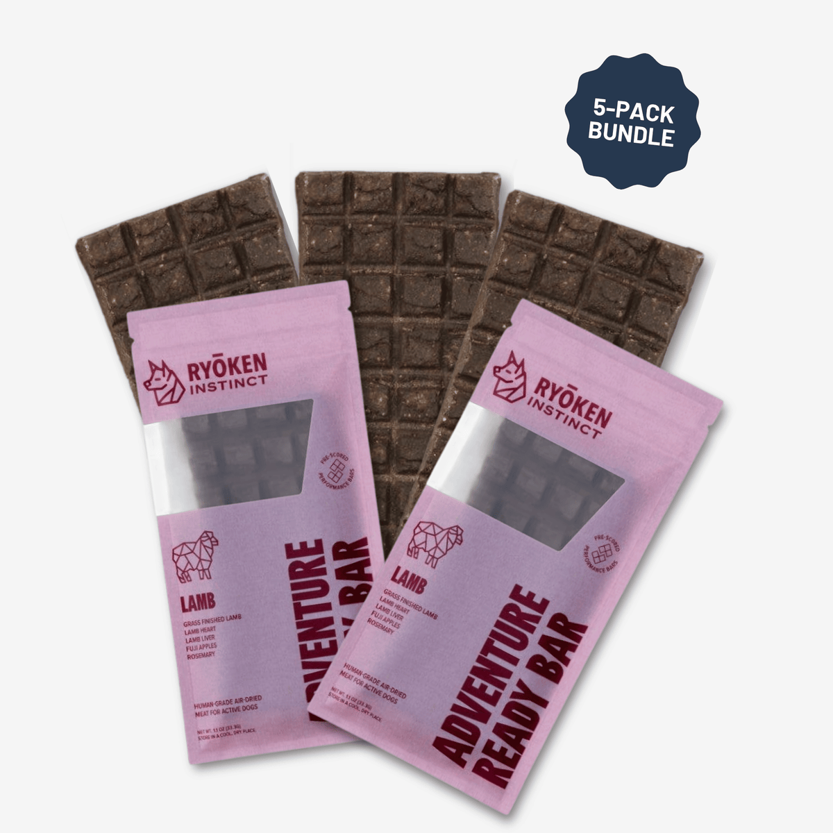 Lamb Treat & Snack Bar for Active Dogs - Energy & Recovery