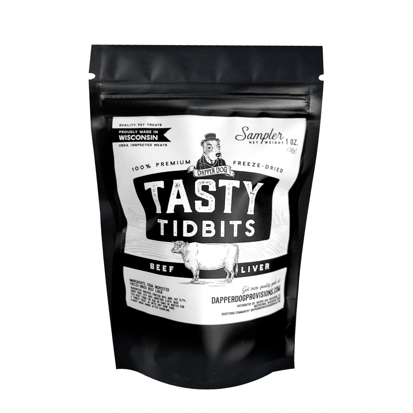 Beef Liver Tasty Tidbits | Dapper Dog Provisions