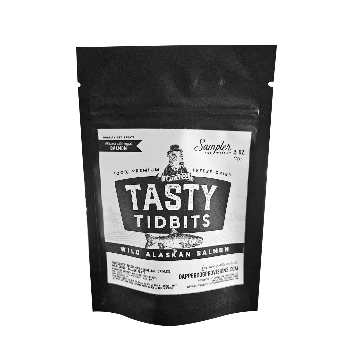 Wild Alaskan Salmon Tasty Tidbits | Dapper Dog Provisions