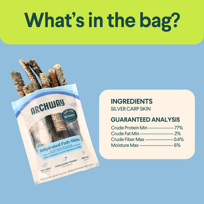 Sustainable Fish Skin Rolls For Dogs | Archway Pet