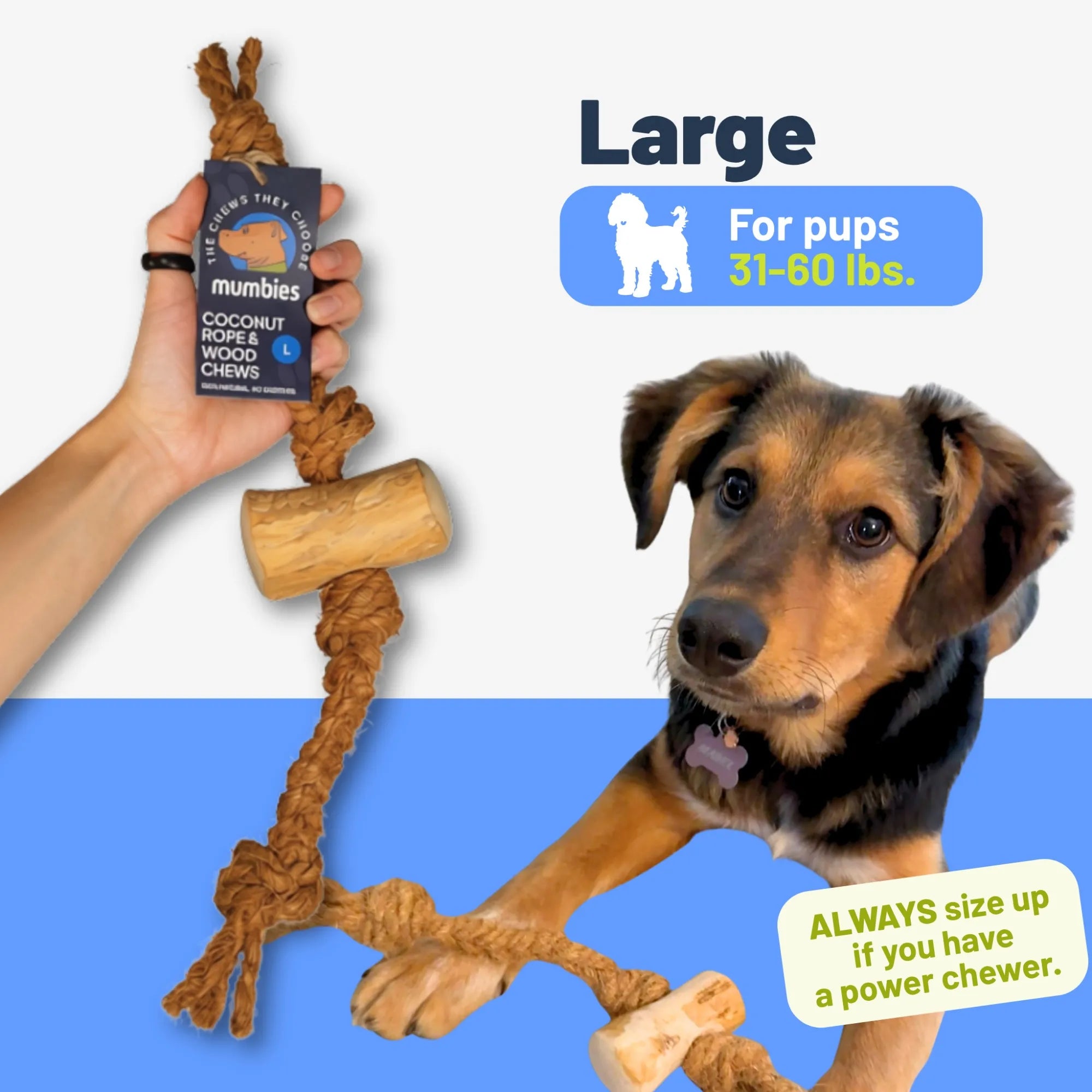 Coconut Rope & Original Chew, Large