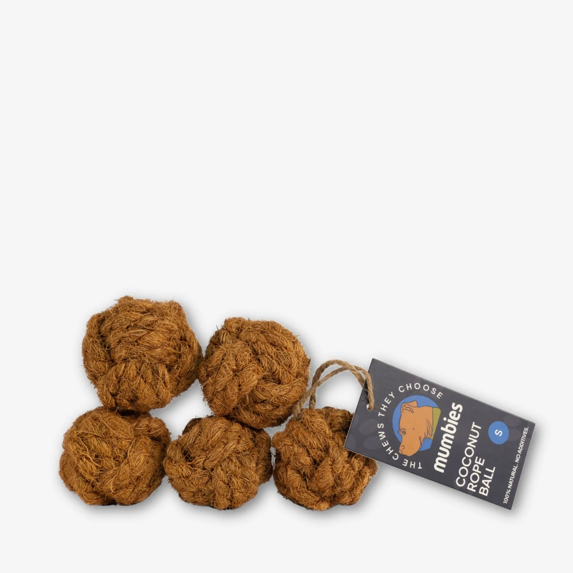 Coconut Rope Ball, Small, 5-Pack