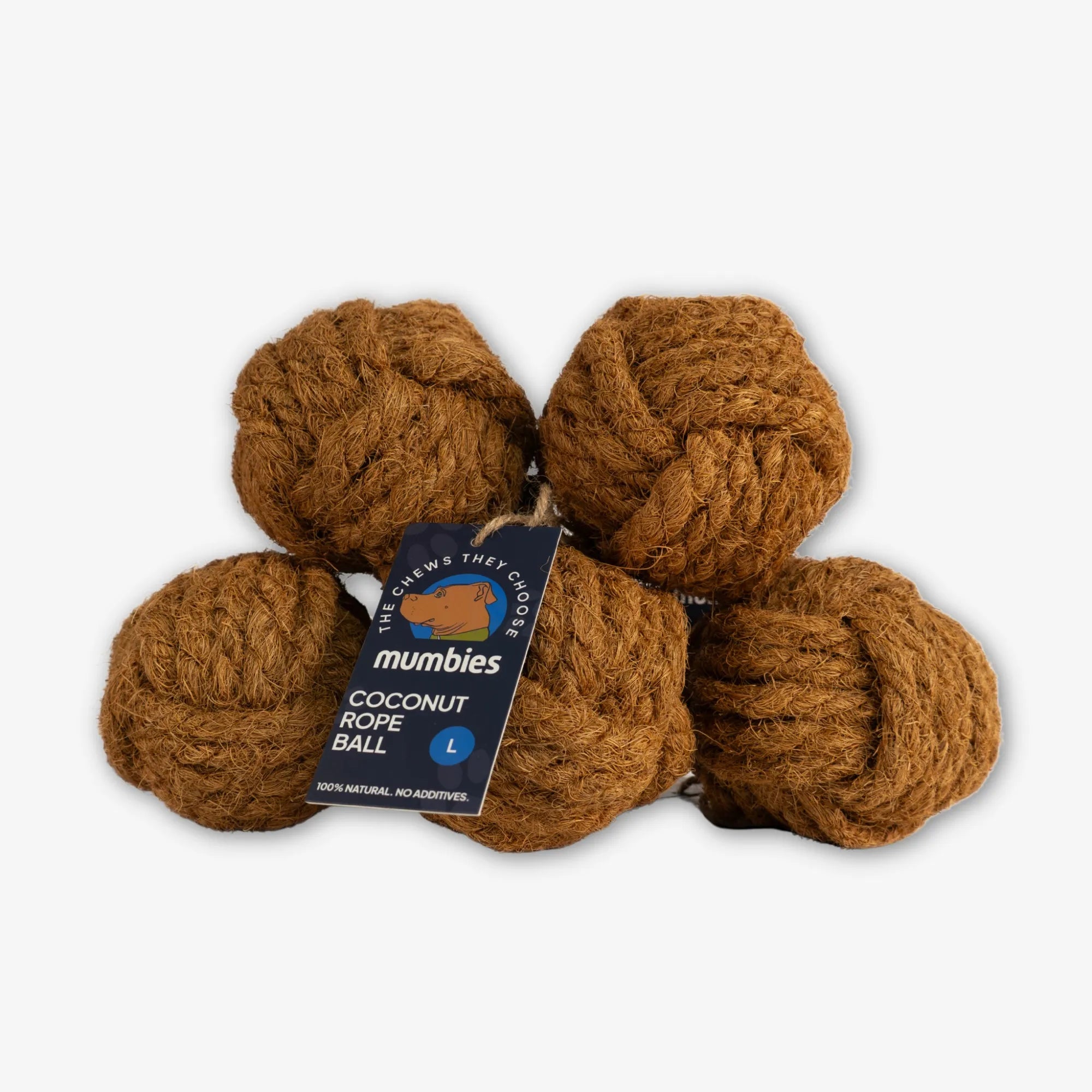 Coconut Rope Ball, Large, 5-Pack