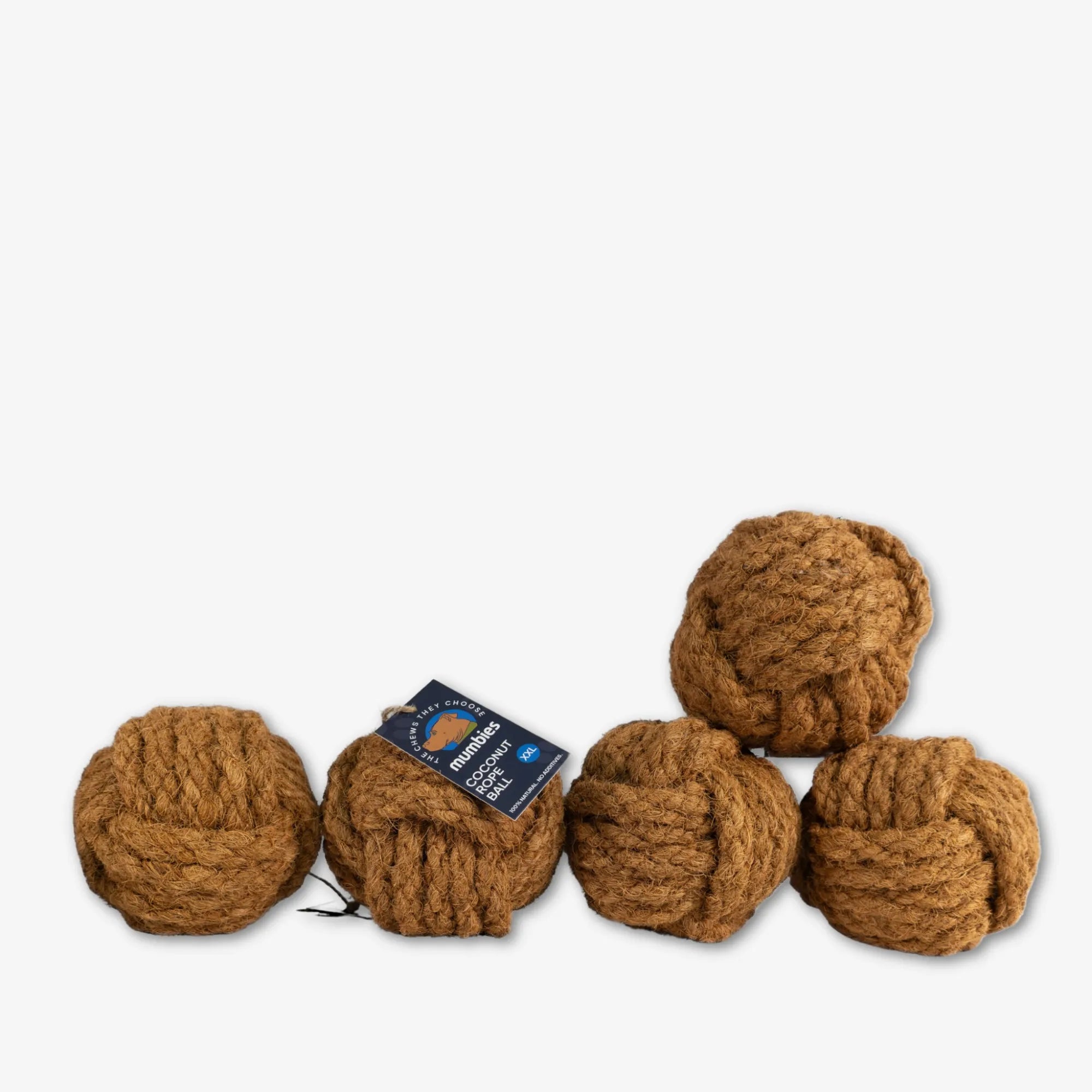 Coconut Rope Ball, XXL, 5-Pack