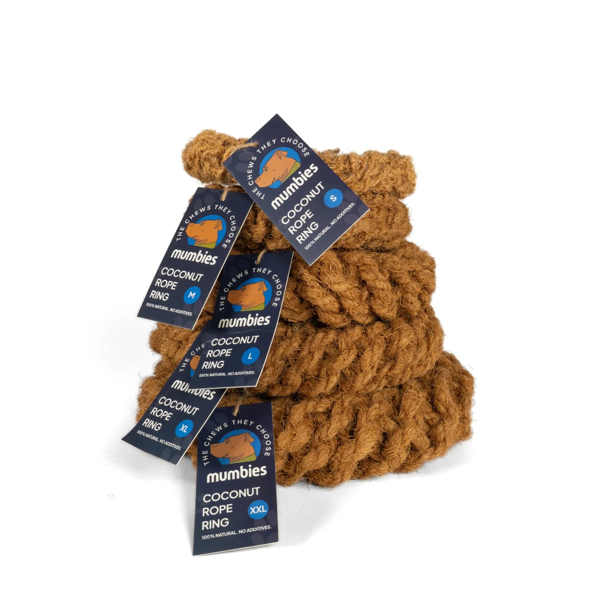 Coconut Rope Ring, Variety Pack - All Sizes