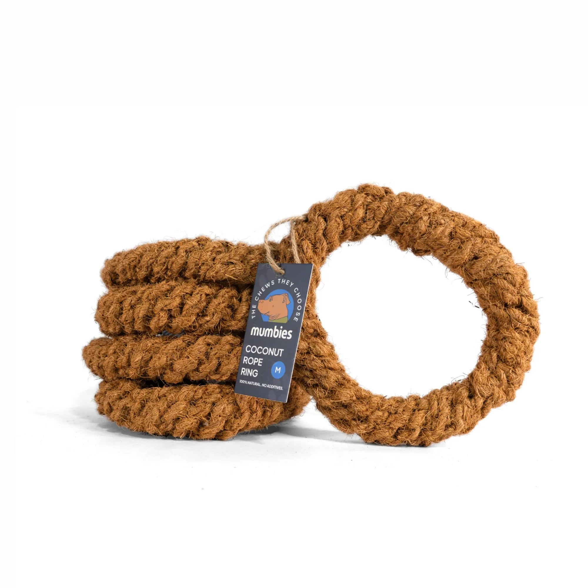 Coconut Rope Ring, Medium, 5-Pack
