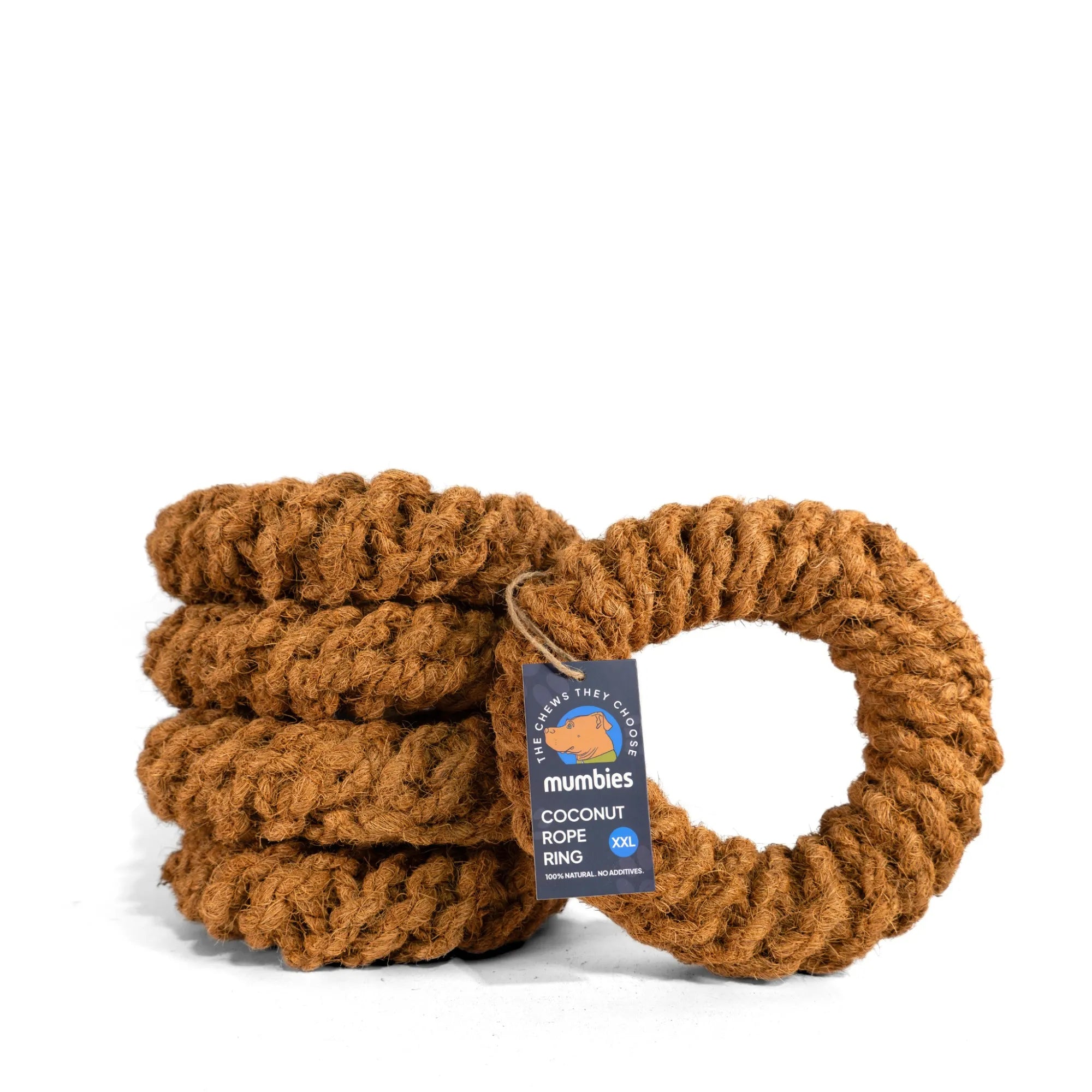 Coconut Rope Ring, XXL, 5-Pack