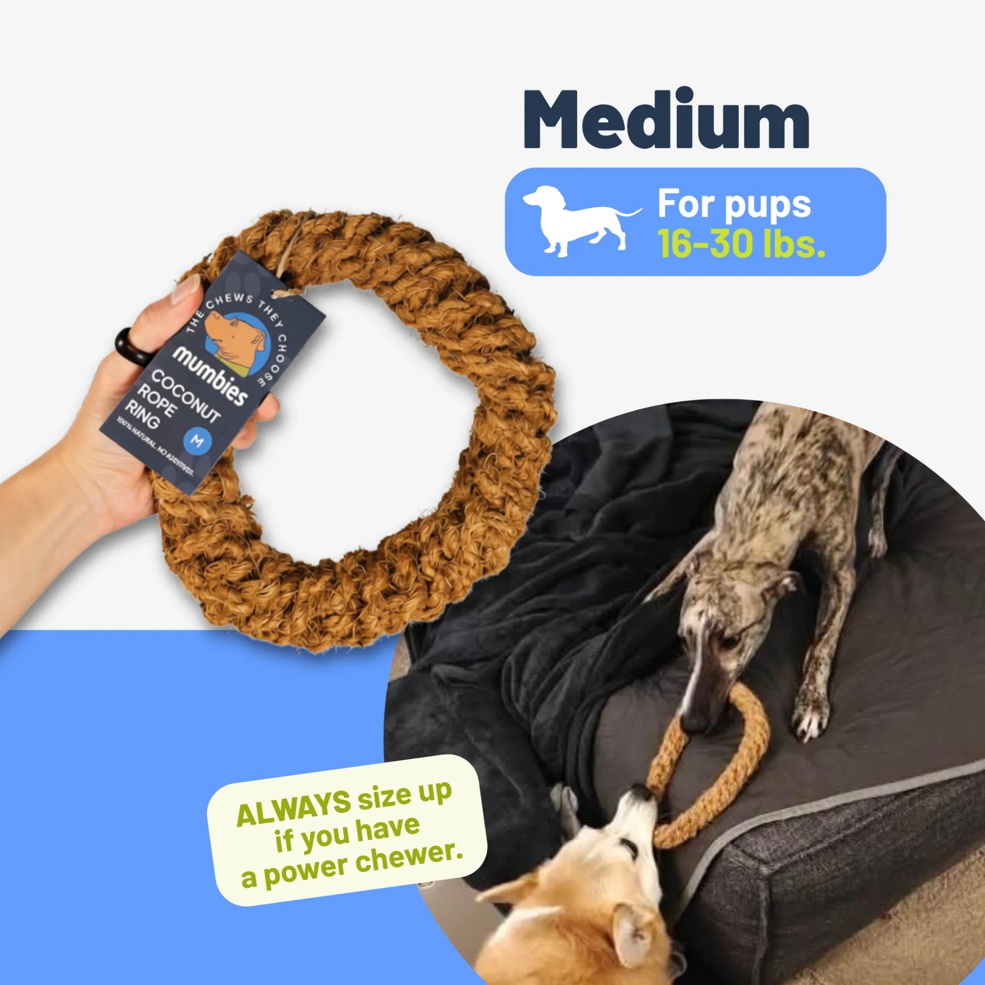 Coconut Rope Ring, Medium