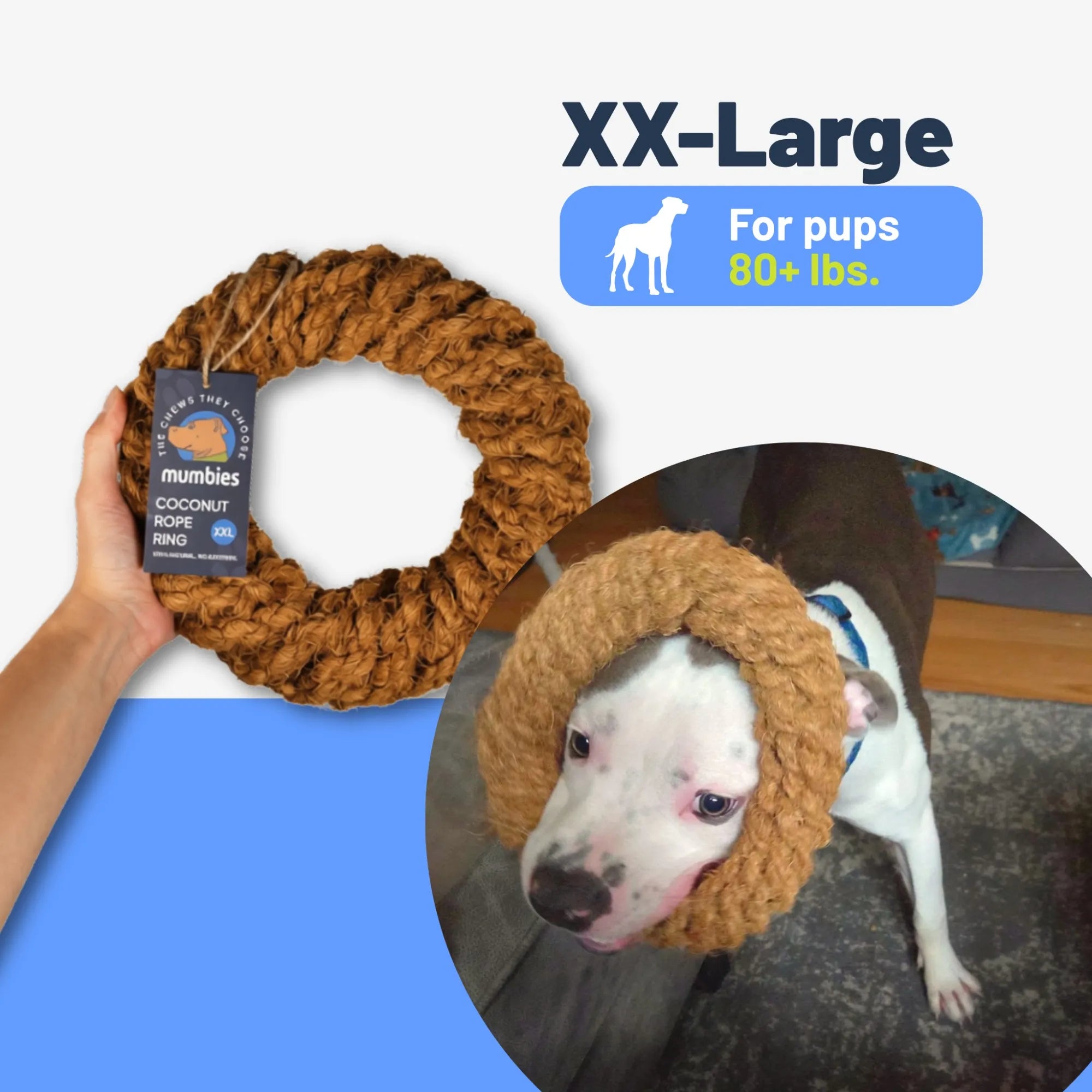 Coconut Rope Ring, XXL