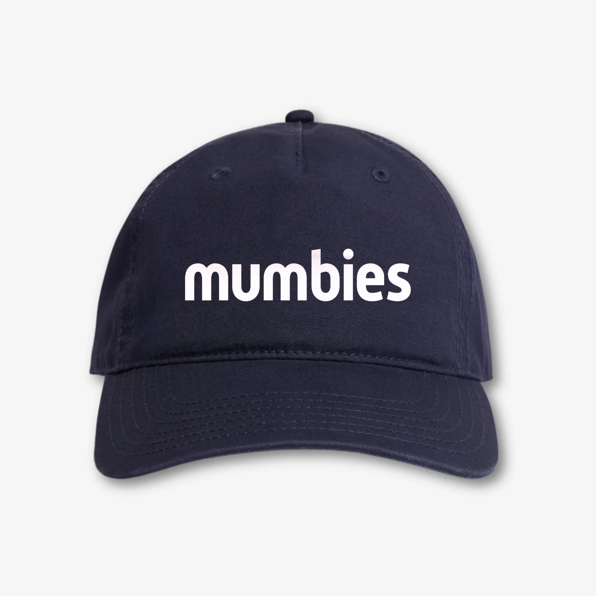 Mumbies Relaxed Wordmark Hat, Midnight Blue