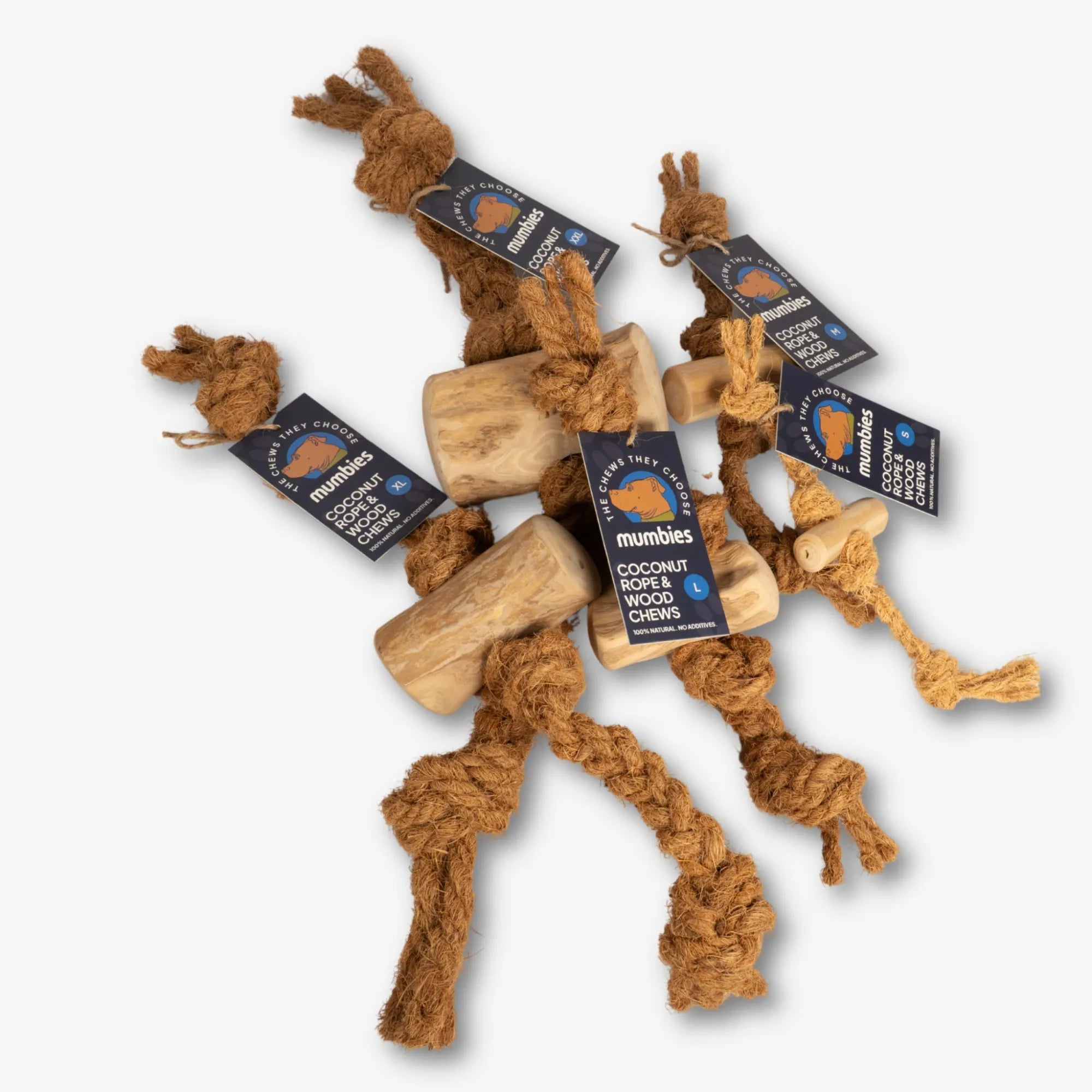 Variety Packs, All Size Coconut Rope & Chew